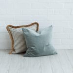 Stripe Cushion With Ruche – Reflecting Simplicity And Timeless Appeal